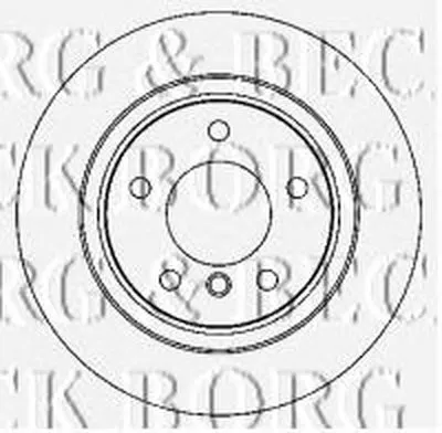Тормозной диск BORG & BECK купить