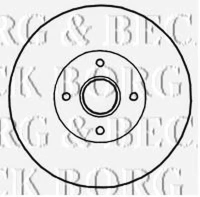 Тормозной диск BORG & BECK купить
