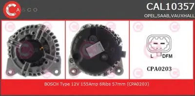 Генератор GENUINE SERIES CASCO купить