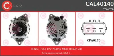 Генератор BRAND NEW SERIES CASCO купить