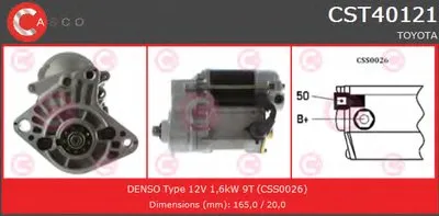 Стартер BRAND NEW SERIES CASCO купить