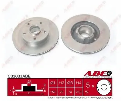 Тормозной диск ABE купить