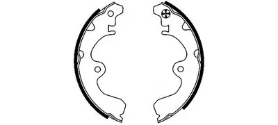 Комплект тормозных колодок HELLA PAGID купить