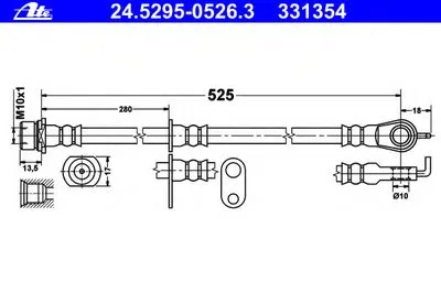 Тормозной шланг ATE купить