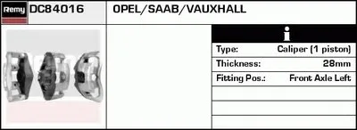 Тормозной суппорт Remanufactured REMY (Multiline) DELCO REMY купить