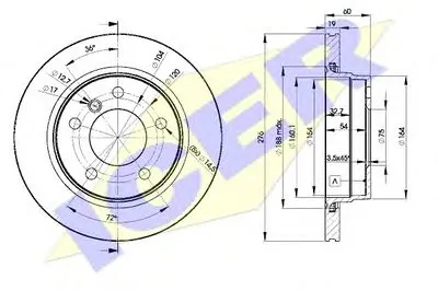 Тормозной диск ICER купить