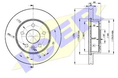 Тормозной диск ICER купить