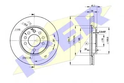 Тормозной диск ICER купить