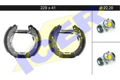 Комплект тормозных колодок ICER купить
