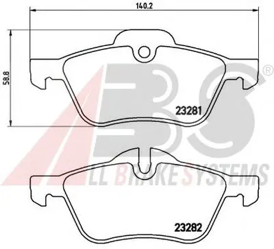 Комплект тормозных колодок, дисковый тормоз SPORTLINE A.B.S. купить