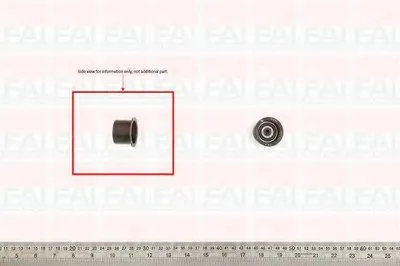 Паразитный / Ведущий ролик, зубчатый ремень FAI AutoParts купить