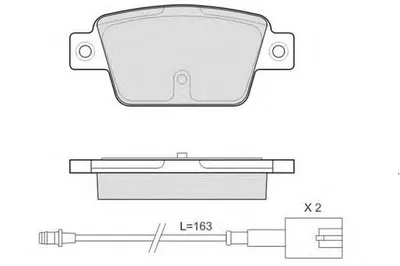 Комплект тормозных колодок, дисковый тормоз E.T.F. купить