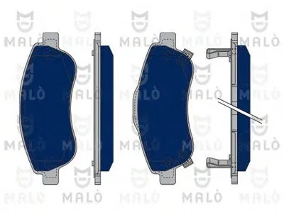 Комплект тормозных колодок, дисковый тормоз MALÒ купить