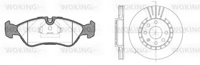 Комплект тормозов, дисковый тормозной механизм WOKING купить