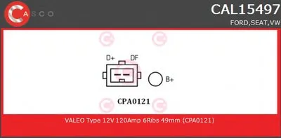 Генератор GENUINE SERIES CASCO купить