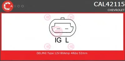 Генератор GENUINE SERIES CASCO купить