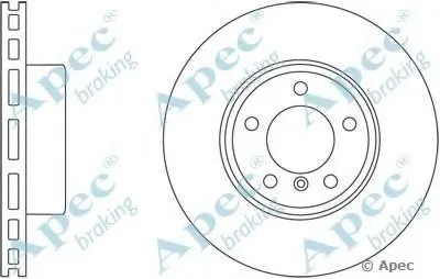 Тормозной диск APEC braking купить