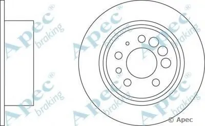 Тормозной диск APEC braking купить