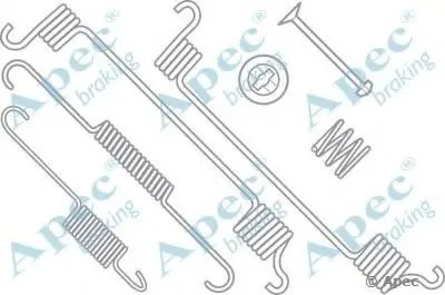Комплектующие, тормозная колодка APEC braking купить