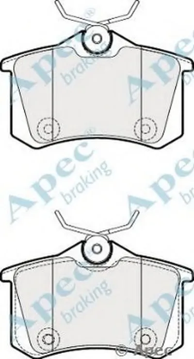 Комплект тормозных колодок, дисковый тормоз APEC braking купить