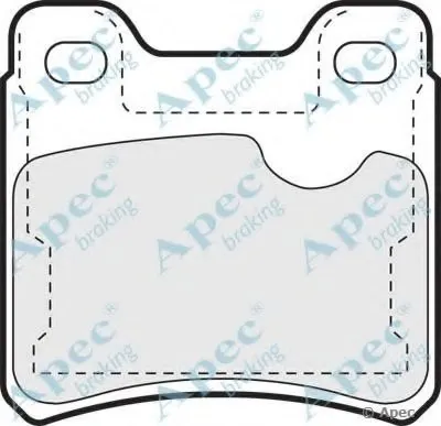 Комплект тормозных колодок, дисковый тормоз APEC braking купить