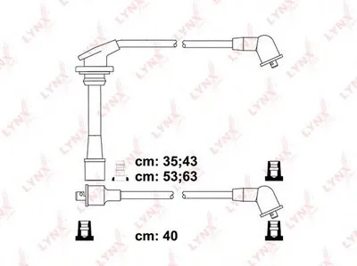 Комплект проводов зажигания LYNXauto купить