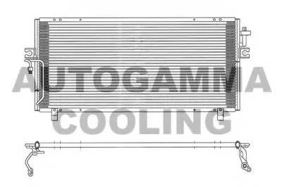Конденсатор, кондиционер AUTOGAMMA купить
