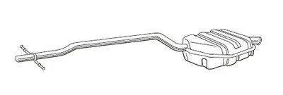 Глушитель выхлопных газов конечный WALKER купить