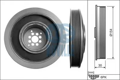 Ременный шкив, коленчатый вал RUVILLE купить