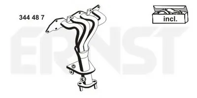 Коллектор, система выпуска Set ERNST купить