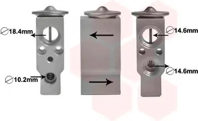 Расширительный клапан, кондиционер VAN WEZEL купить