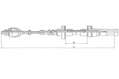 Тросик сцепления TEXTAR купить