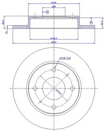 Тормозной диск CAR купить