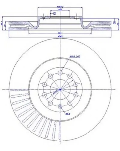Тормозной диск HC CAR купить