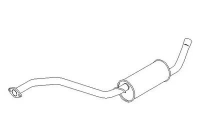 Средний глушитель выхлопных газов KLARIUS купить