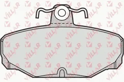 Комплект тормозных колодок, дисковый тормоз VILLAR купить