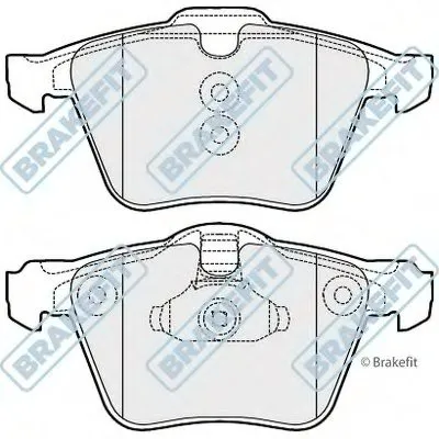 Комплект тормозных колодок, дисковый тормоз Brake Fit APEC braking купить