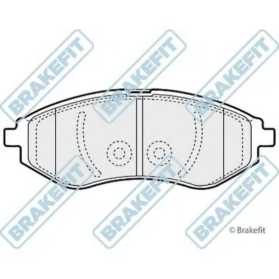 Комплект тормозных колодок, дисковый тормоз Brake Fit APEC braking купить
