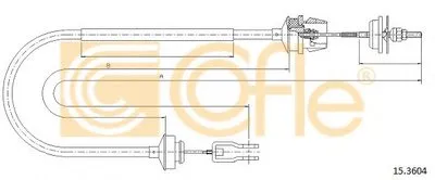 Тросик сцепления COFLE купить