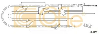 Трос, стояночная тормозная система COFLE купить