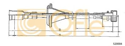 Тросик спидометра COFLE купить