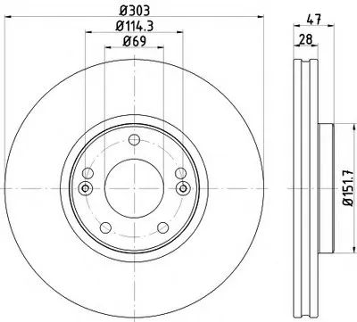 Тормозной диск MINTEX купить