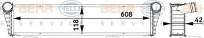Радиатор, охлаждение двигателя BEHR HELLA SERVICE Version ALTERNATIVE BEHR HELLA SERVICE купить