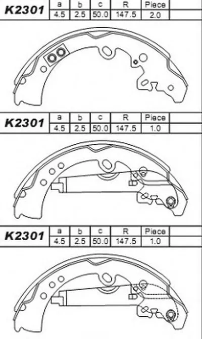 Комплект тормозных колодок ASIMCO купить