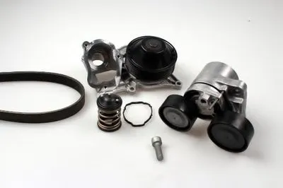 Водяной насос + комплект ручейковых ремней HEPU купить