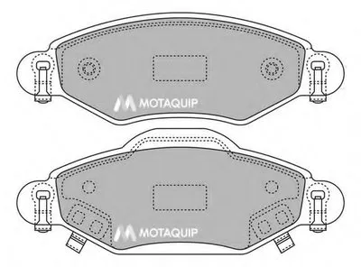 Комплект тормозных колодок, дисковый тормоз MOTAQUIP купить