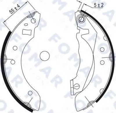 Комплект тормозных колодок FOMAR Friction купить