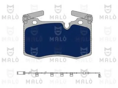 Комплект тормозных колодок, дисковый тормоз MALÒ купить