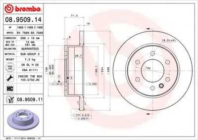 Тормозной диск COATED DISC LINE BREMBO купить