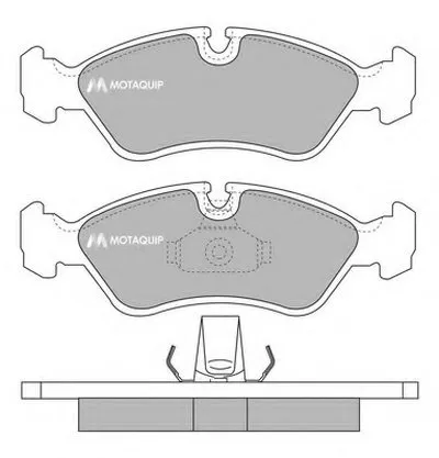 Комплект тормозных колодок, дисковый тормоз MOTAQUIP купить